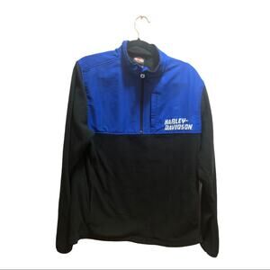 Harley-Davidson 1/4 zip jacket. Size Medium